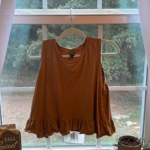 brownish orange top